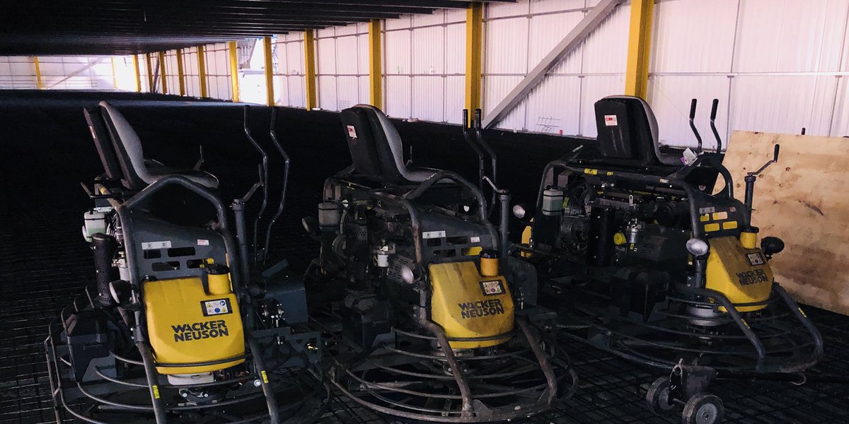 SICFL's tweet image. Poised and ready to go! Another high tolerance mezzanine for @AmazonUK on the way! @Somero_Inc @concrete_sales