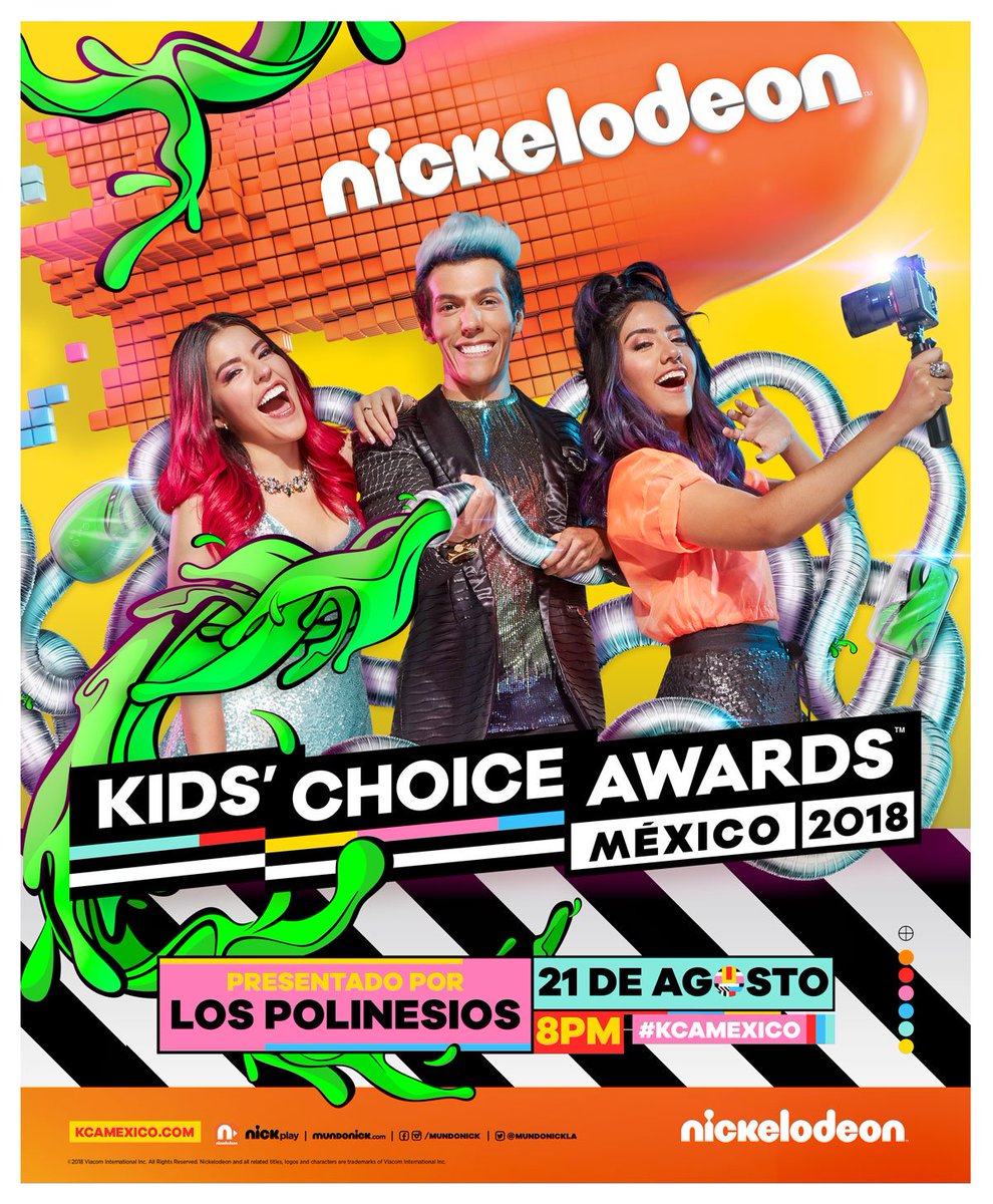 PlaticaPolinesi's tweet photo. Por 1.ª vez en la historia los KCA habrá 3 HOSTS de los premios!!! Así es, esta familia va a conducir los KCA!! Este año invadiremos este show y será increíble!! Vean los #KCAMexico este 21 de agosto por @mundonickLA #LosPolinesiosEnKCA !!! 🙌🏻
#LosPolinesios #LessliePolinesiaIG https://t.co/lmZERq0huY