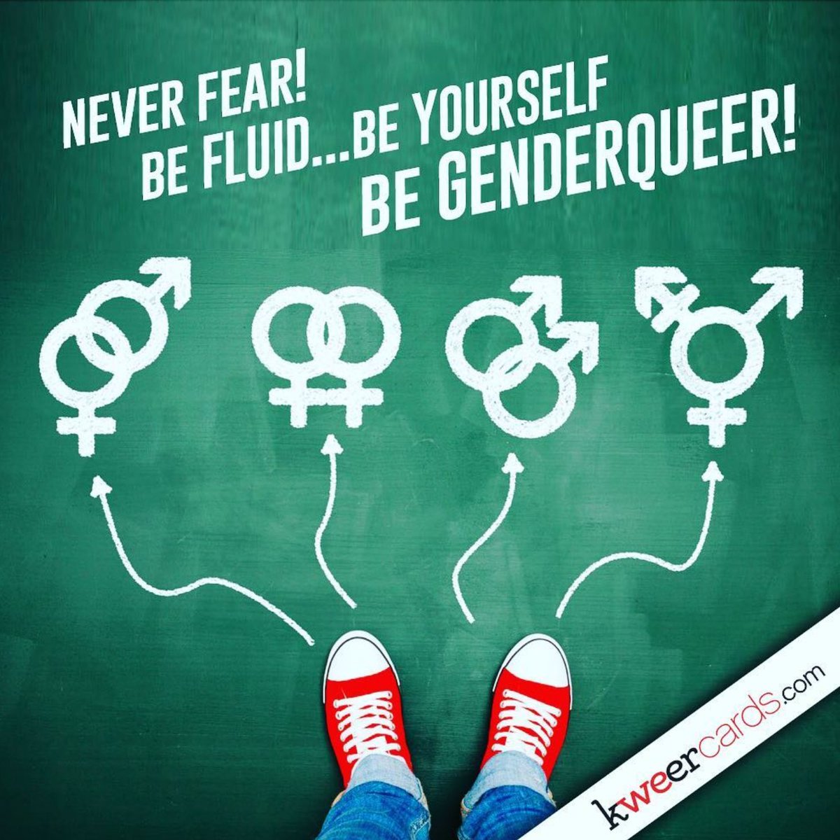 KweerCards's tweet photo. There’s no right or wrong choice. Love who you want... be who you feel! Take a step forward and let go of any fear! ❤️🌈
#queercards #genderqueer #polysexual #ace #asexual #nonbinary #pansexual #demisexual #spectrasexual #Gay #lesbian #gaygreetingcards https://t.co/BNfrsS3nn4