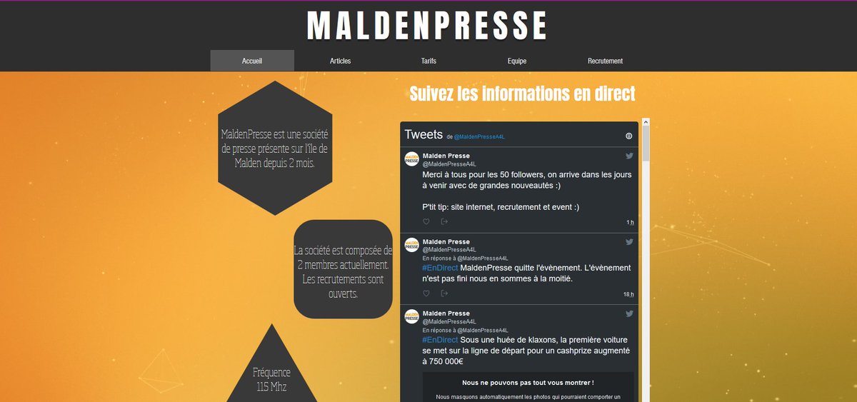 Malden Presse (MaldenPresseA4L) Twitter