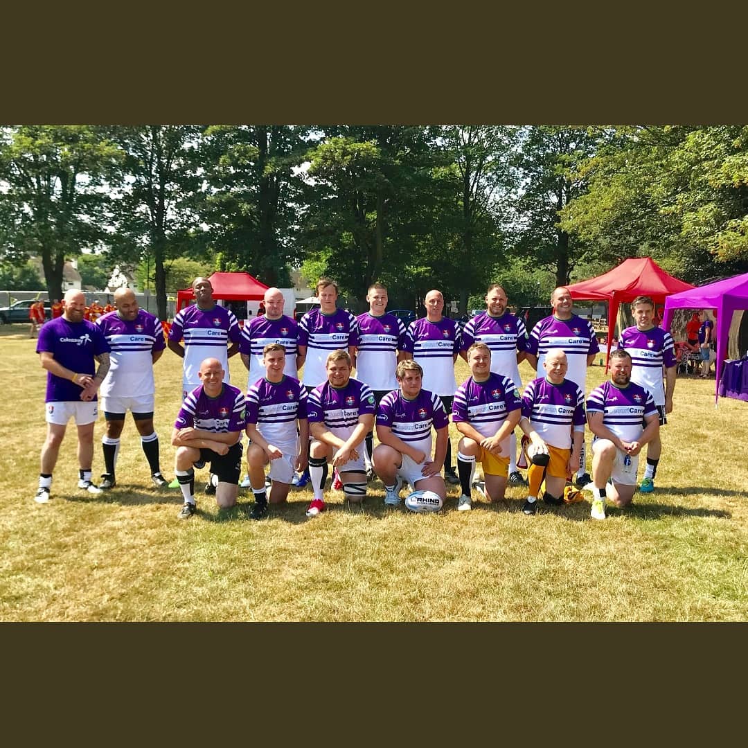 A huge thank you to everyone at <a href="/ColostomyUK/">ColostomyUK</a> for allowing us to be a part of the first <a href="/TeamColostomyUK/">Team Colostomy UK</a> game. We look forward to working together more to make this a regular masters team. #RL #charity #ActiveOstomate #sports #fundraising #RoosFamily