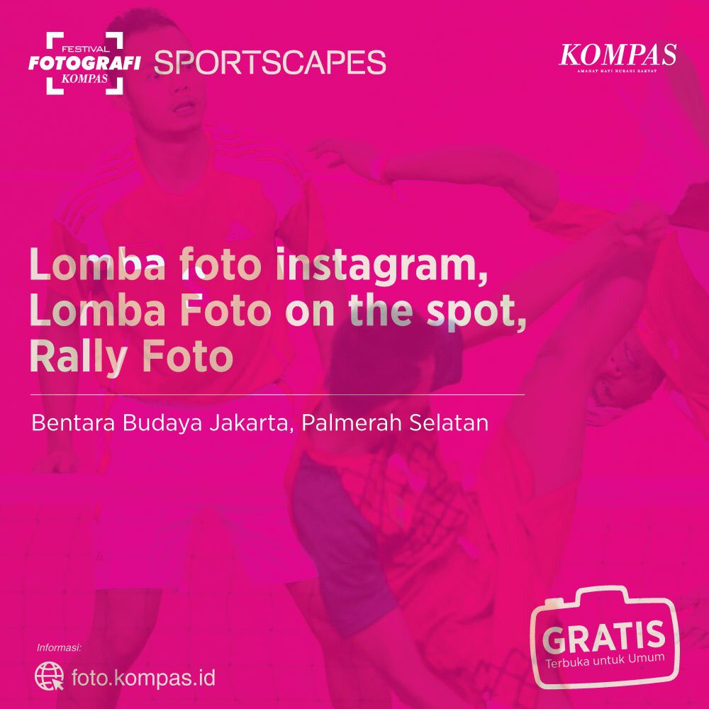 Acara di #festivalfotografikompas2018 #sportscapes #adadikompas #adadiffk