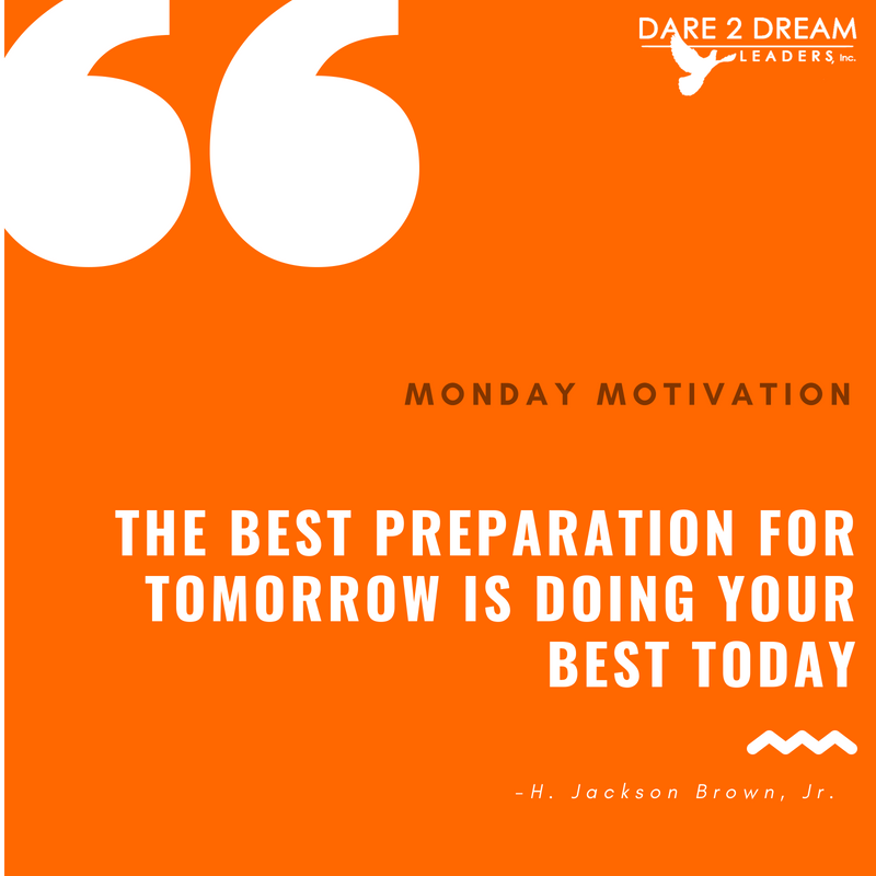 ijana_nathaniel's tweet photo. What have you done so far to prepare yourself for a brighter future?
Let's start our week right by motivating ourselves with this quote.
#Dare2Dream #LeadershipAcademy #YouthLeadership #NYCLeaders #Dare2DreamLeaders #Monday #MondayMotivation #MotivationalQuote #Inspiration https://t.co/f0UOS4bwSM