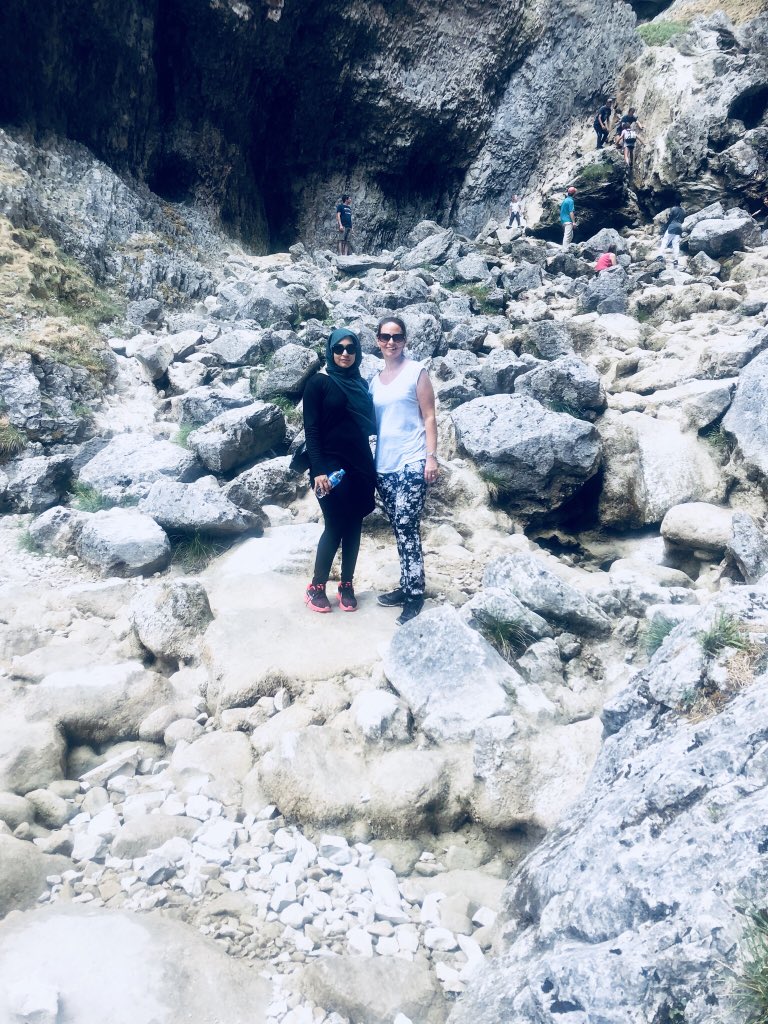 Today Sadiya &amp; Louise took some of our unaccompanied young people who are fairly new to the city to #MalhamCove 🐑🐂

Inspiring to hear their stories, talk about their past, future plans &amp; learn about the environment from two brill guides from @MalhamTarnFSC 👏🏼  <a href="/Welcome2Yorks/">Welcome to Yorkshire</a>