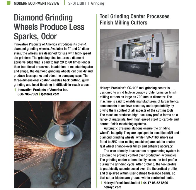 A big thank you to <a href="/MMSOnline/">Modern Machine Shop</a> for the feature on our tool grinding centre! Find out more about our CS700E machine here.. bit.ly/2IGBsa2  #NPHExportChamps #ExportingisGREAT #UKmfg #GBmfg #engineeringuk