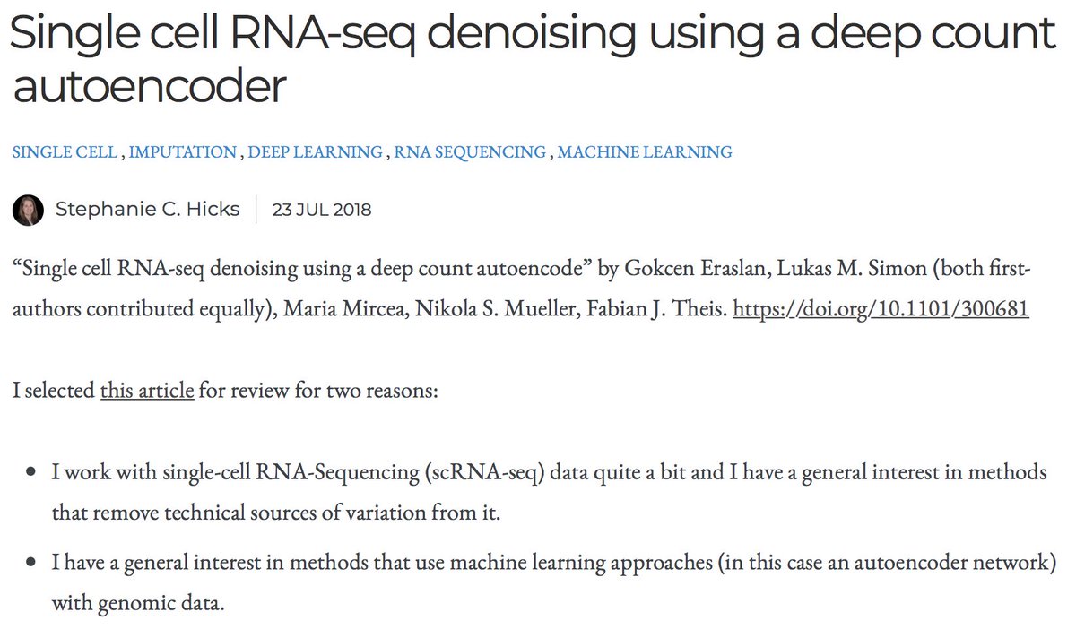 New #biOverlay: bioverlay.org/post/2018-07-s…

AE: <a href="/stephaniehicks/">Stephanie Hicks, PhD</a>
Reviewers: <a href="/mritchieau/">Matt Ritchie</a> and Anon 

Preprint: biorxiv.org/content/early/…