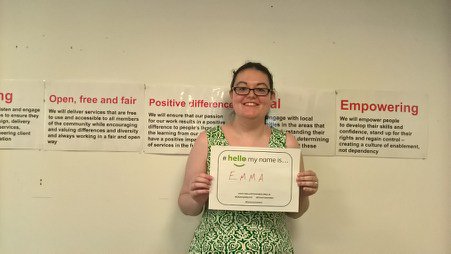 EmmaHigJen's tweet image. #HelloMyNameIs Emma and I am the Admin and Marketing Assistant at @POhWERadvocacy. We are delighted to support the campaign that reminds us how #foursimplewords can make a huge difference to the lives of our clients