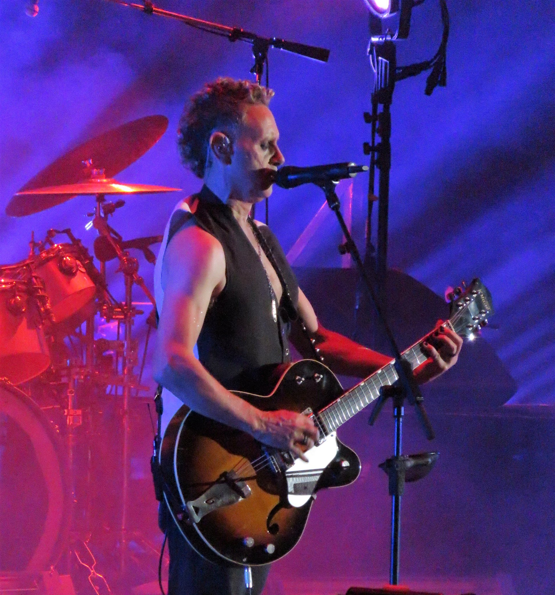 Happy Birthday to Martin Gore of   Pic taken at on October 16, 2017. 