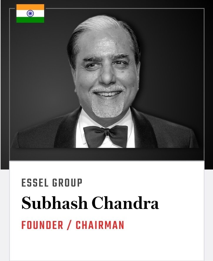 ZEECorporate's tweet photo. In an exceedingly proud moment for the entire ZEEL family, @subhashchandra, Founder &amp; Chairman, Essel group, has been named as one of India's most fierce business leaders by #Variety500, an index of the world's 500 most influential leaders of the global entertainment industry! https://t.co/TWsWgpTp8D