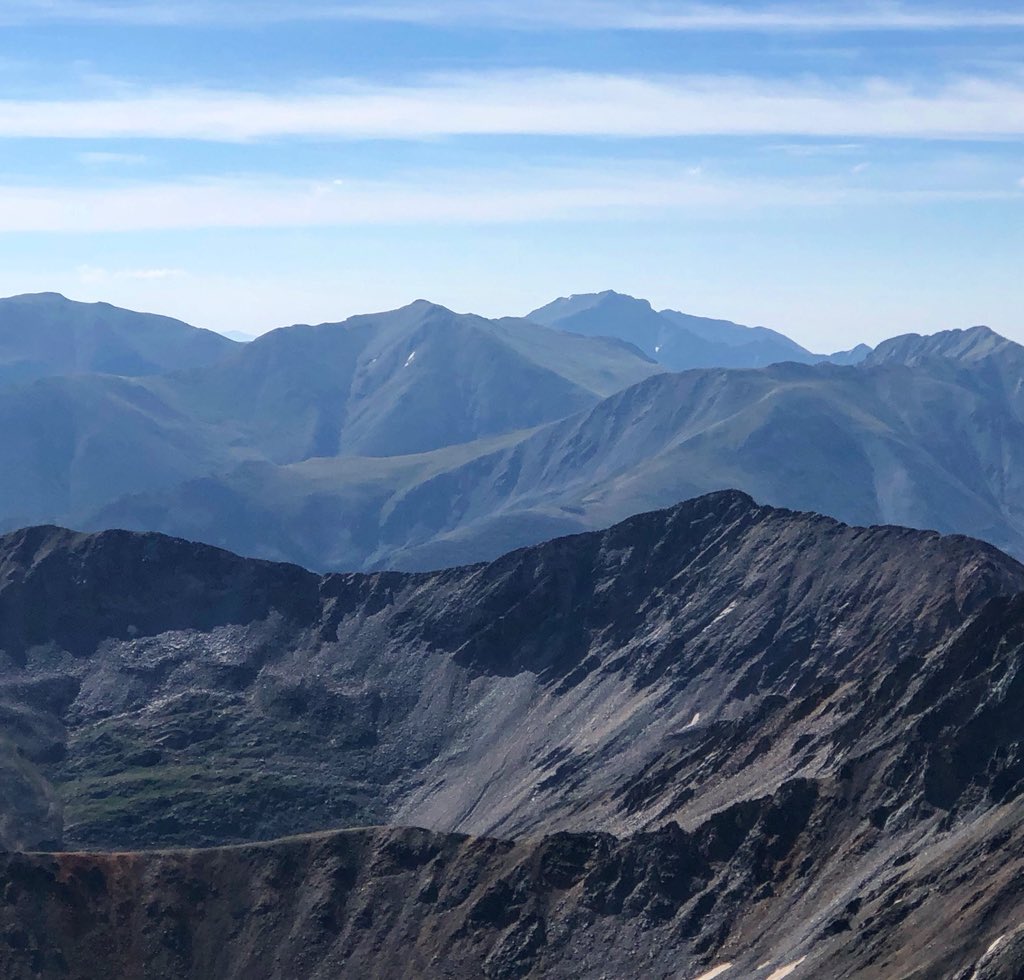 View from La Plata Peak. Six #14ers visible in this pic🤘#Colorado14ers