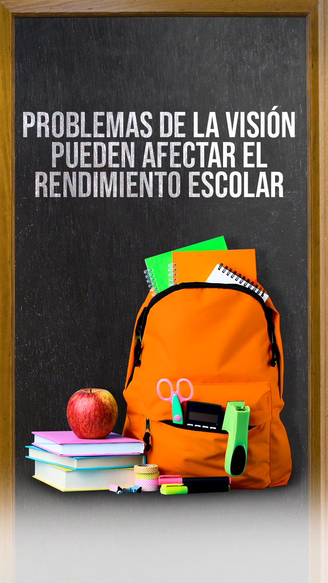 COPTwit's tweet photo. ¡Problemas a la visión puede afectar el rendimiento escolar!
Cuida la salud visual de tus hijos. 
https://t.co/QIvtGhsARI https://t.co/GIOVwl59OH