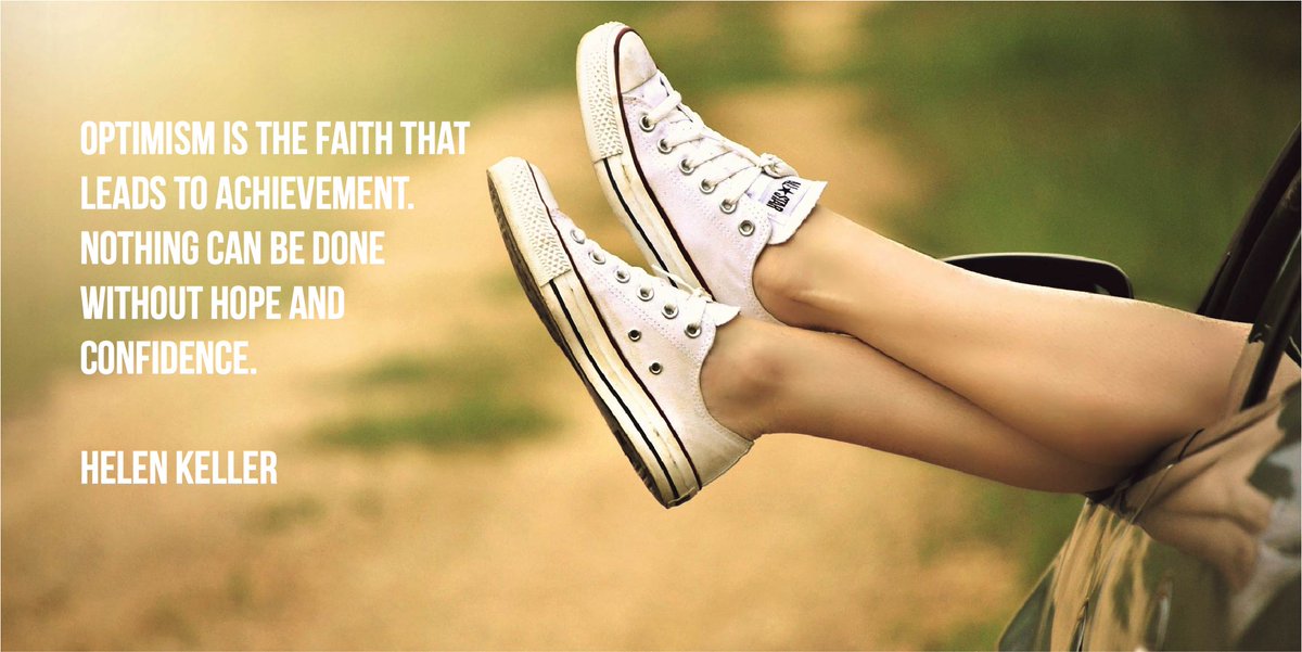 togetherwalks's tweet photo. Optimism is the faith that leads to achievement. Nothing can be done without hope and confidence. Helen Keller. #motivationmonday #fibromyalgia #nfcpa #fibrowarriors #spoonies https://t.co/avMzj4almt