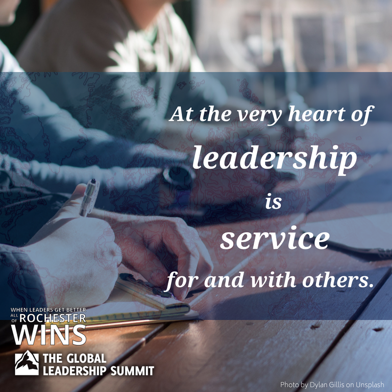 TheLHInstitute's tweet photo. "At the very heart of leadership is service for and with others. The GLS is a great way to begin that journey forward. To be inspired, to be called to action, and to lead together toward a more dynamic tomorrow." - Mark Peterson https://t.co/cN1lpziRkA #RochesterWins https://t.co/zyG05UkXz3