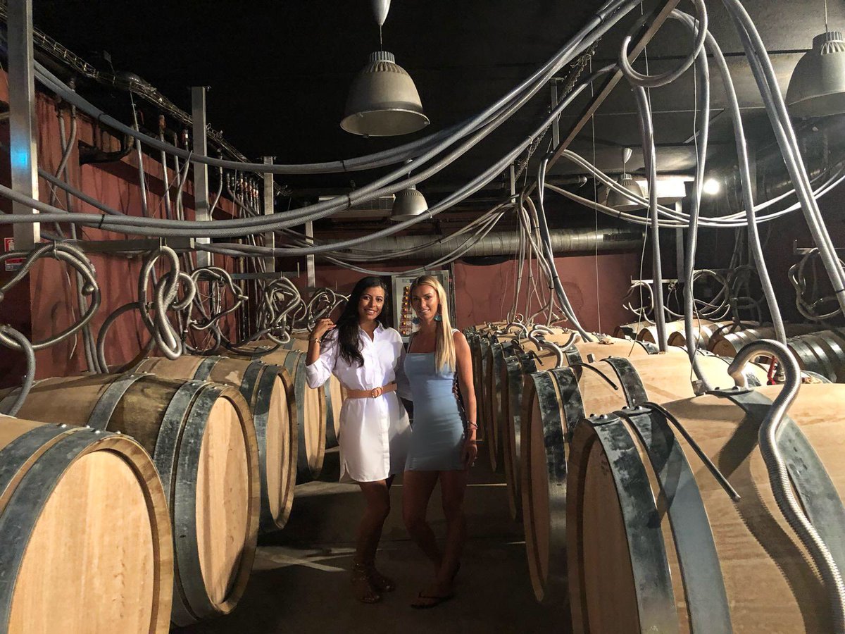 Amazing visit to @chateaudesclans to see where one of my favourite rose wines whispering angel is made. With my very own angel @Karina_Jadhav 💕 #stTropez #whisperingangel #holidays