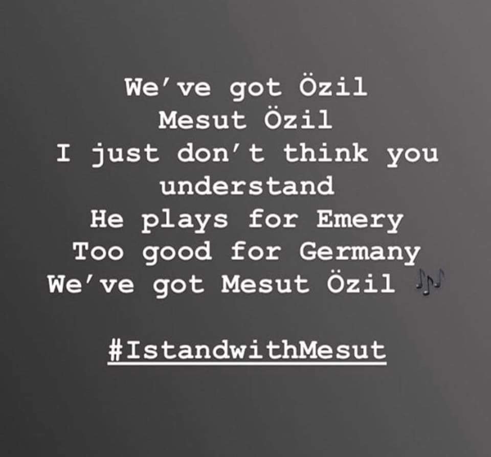 DammitArsenal's tweet photo. Imagine singing this chant at Emirates. 🔥 https://t.co/bJiVszHHTE