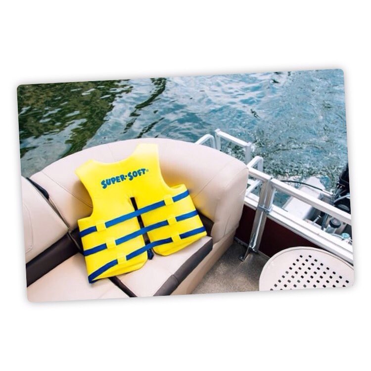 TRC_RECREATION's tweet photo. Happy Monday from the TRC family - here’s to good vibes &amp; yellow life vests. #SuperSoft #watersafety #summer https://t.co/cdtMGngX3C