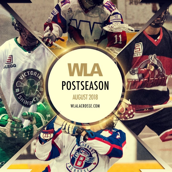 The #WLAPlayoffs start August 1st - congratulations to <a href="/Salmonbellies/">NW Salmonbellies</a>, <a href="/WLAShamrocks/">Victoria Shamrocks ☘️</a>, <a href="/Burrardslax/">Maple Ridge Burrards</a>, and <a href="/Tmenlax/">Nanaimo Senior A Timbermen</a> for clinching playoff slots! Some key matchups this week to determine final seedings - what are your predictions?