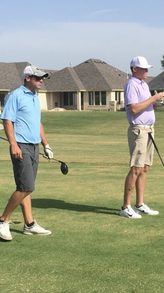 FriscoPGAPro's tweet photo. GAA-Dallas 5th Annual Alumni Tourney is underway! 80+ GAA grads are @TrophyClubCC playing today. Selfie contest included! #AlumDayGAA #TeamGAA @GolfAcademyAmer https://t.co/1AW0pTjwhx