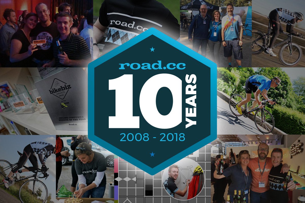 road.cc is going to be 10 in September! We're so excited that we're giving away free rideout tickets for you to come celebrate with us, there are only 60 so book yours now to avoid disappointment... road.cc/245560 #happybirthdaytous