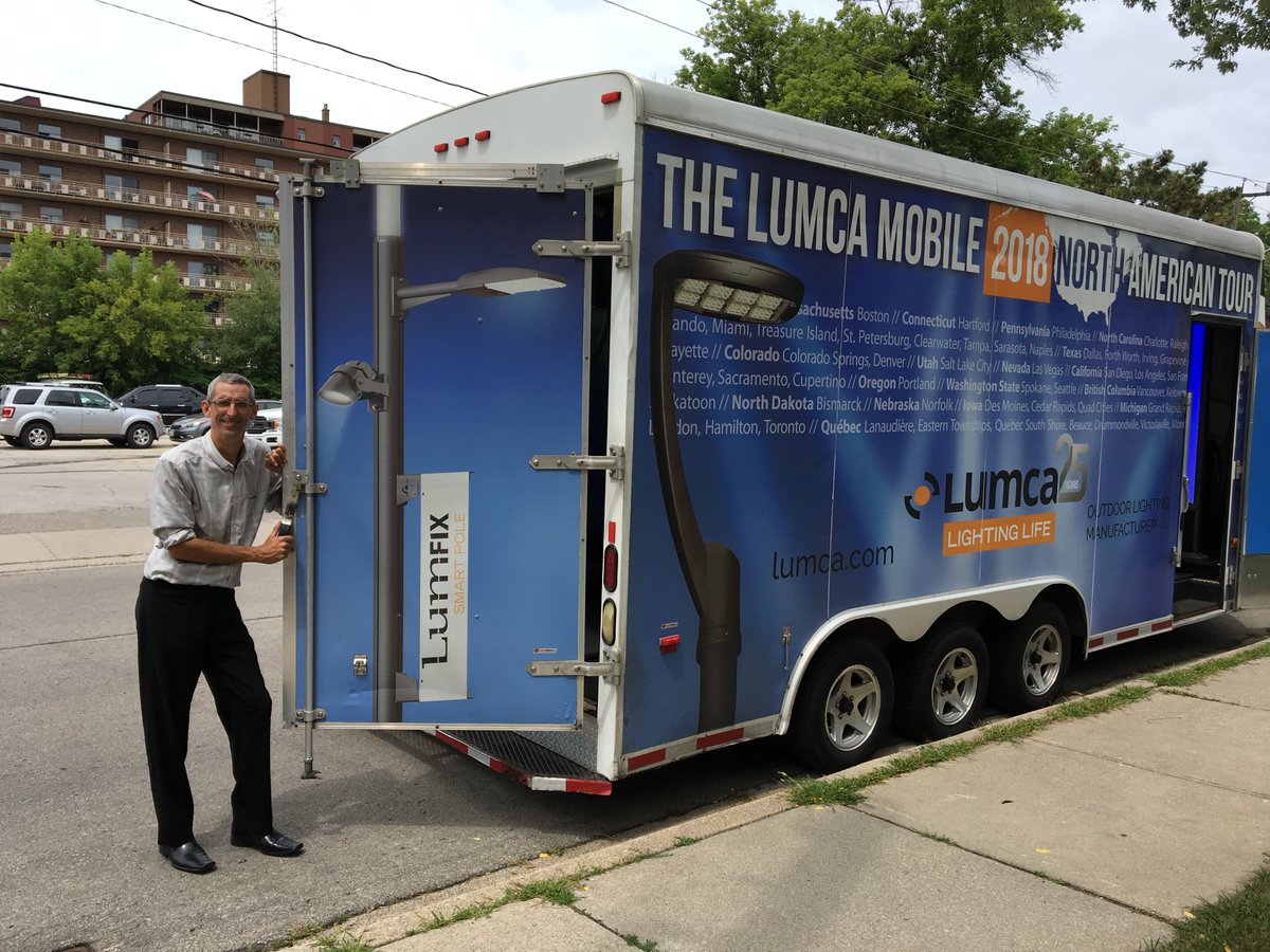 seferiandesign's tweet photo. #Lumca stopped by the #Seferian office with the Lumca #mobile on the last leg of their #NorthAmerican #tour to show off their amazing products. Thanks @SalexLUC for arranging the visit! #lighting #landscape #design #landarch https://t.co/PgN6QbLOq8