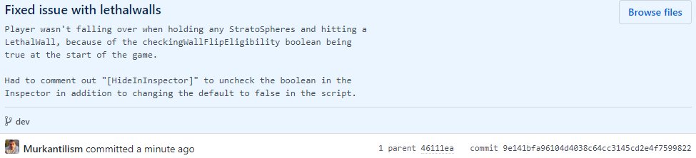 VarianceCS's tweet image. That was hearteningly fast! Our first bugfix after a year of hiatus! #bugfix #bugs #Git #GitHub #commit #indiedev #gamedev