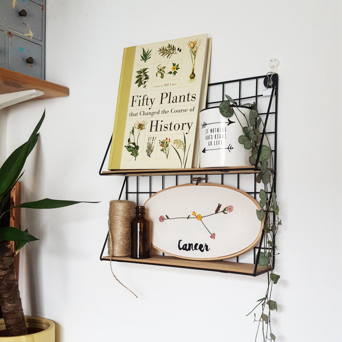 Cancer Traits,Deeply intuitive and sentimental, they are very emotional and sensitive and care deeply about matters of the family and their home. Those with the Cancer sign are sympathetic and tend to keep people close Personalised star sign embroideries are available on my shop