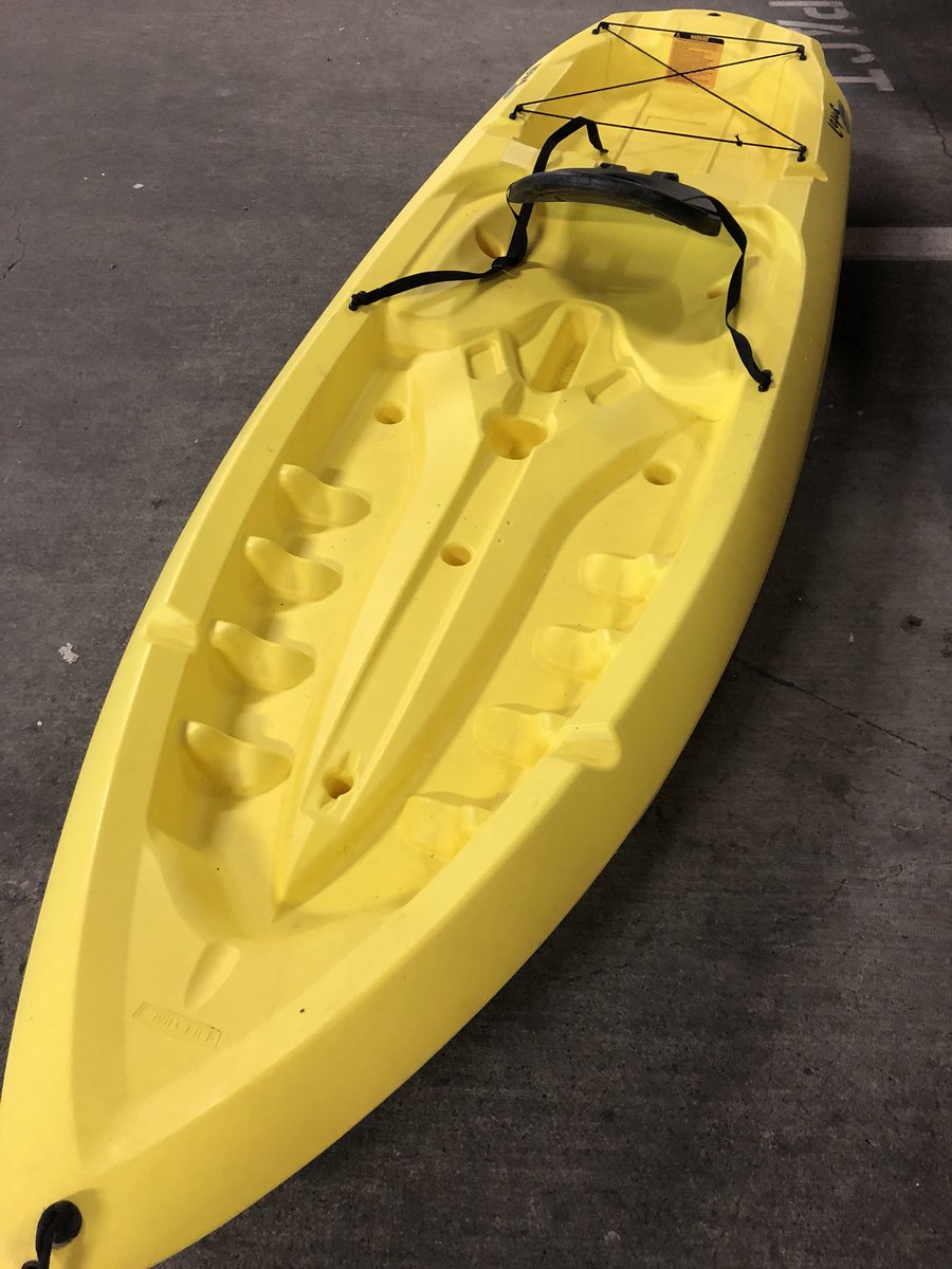 jennylayfluffy's tweet photo. Conversations that are entirely logical during @Microsoft #hackathon week
“Jen, can you bring in your kayak for a project”
“(without blinking) - yeah sure”
... loads kayak into the car..
Can’t wait to see what they do with it.
What will you hack?? #abilityhack #yellowperil https://t.co/U6hcH0qHxY