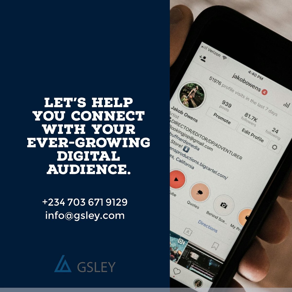 gsleydigital's tweet photo. Let's help you find the right customers. Contact us now to learn how digital can take your business to the next level.
#DigitalMarketing #DigitalTransformation #onlinereputationmanagement #searchengineoptimization #gsleydigital #business #digitalagency https://t.co/ixgLmGfzaW
