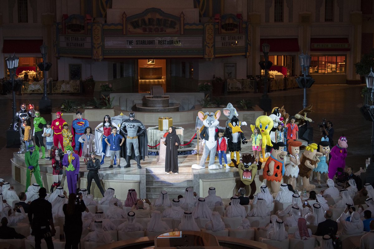 Warner Bros World Abu Dhabi On Yas Island Inaugurated By Sheikh Mohammed Bin Rashid And Sheikh Mohamed Bin Zayed First Comics News