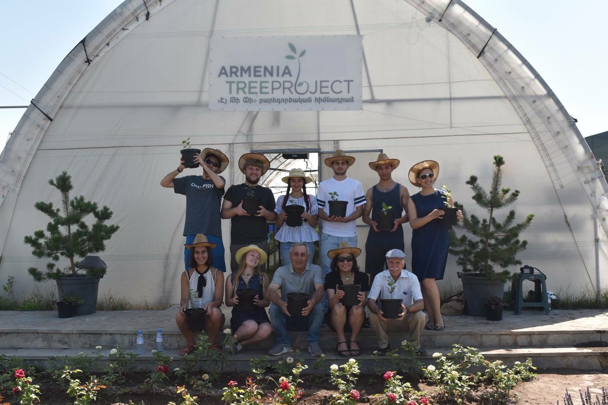 armenianinterns's tweet photo. Thank you @ArmeniaTree for hosting our Yerevan summer interns at the Karin Nursery and Voskevaz Winery! 

#armeniatreeproject #armenianassembly #armenianinterns https://t.co/LOGaq9l9Kj