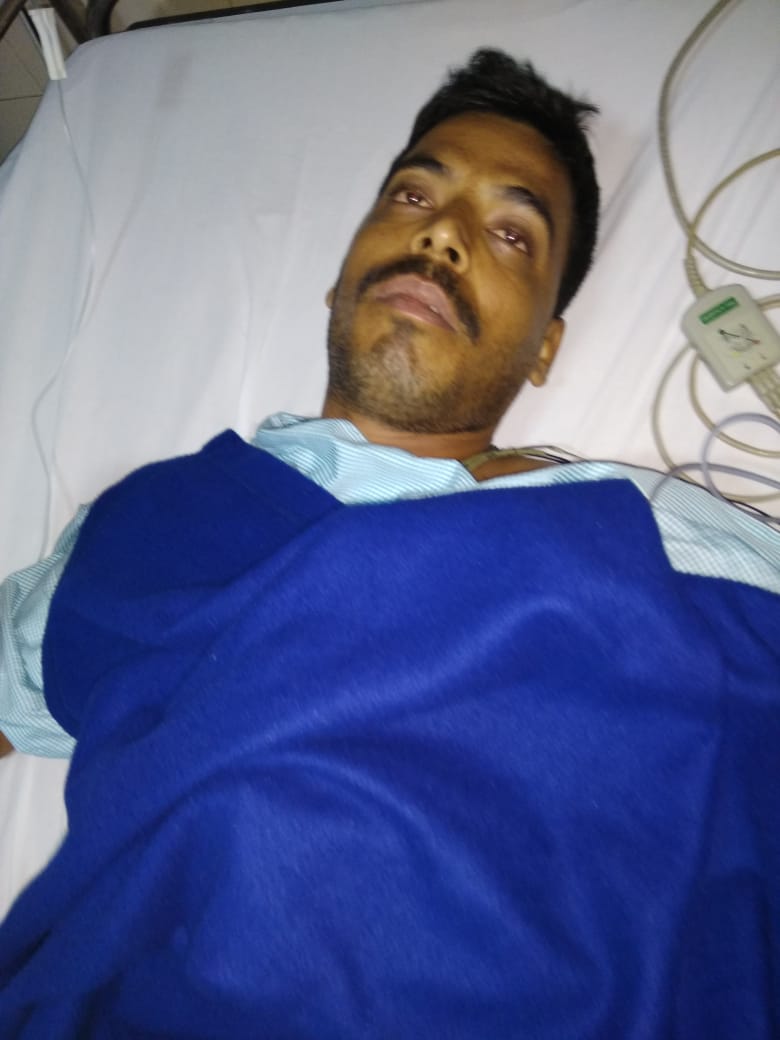 crpfindia's tweet photo. There is life after death just dare to defeat death.

When choppers yielded to extreme weather Deputy Commandant #BKMishra travelled through tracks laden with landmines &amp; saved his teammate confronting certain death due to dual bite by venomous Krait.

He Dared and Defeated Death https://t.co/wiCnN0mCd3