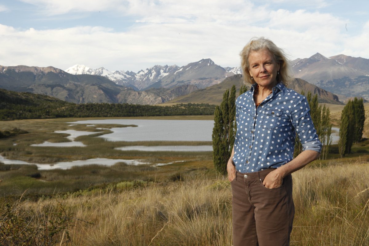RewildingChile's tweet photo. Kris Tompkins: "You can’t protect a place unless you understand it. You can’t love it until you know it.” Full interview https://t.co/vhN31OEtEm @UN 
#conservation #nationalparks https://t.co/YkzFC3wYLW