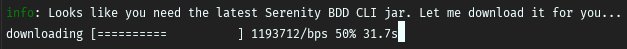 JanMolak's tweet image. #SerenityJS CLI has just got a new progress bar!

npm install --save-dev serenity-cli
./node_modules/.bin/serenity update --[no-]progress

Update to 0.11.0