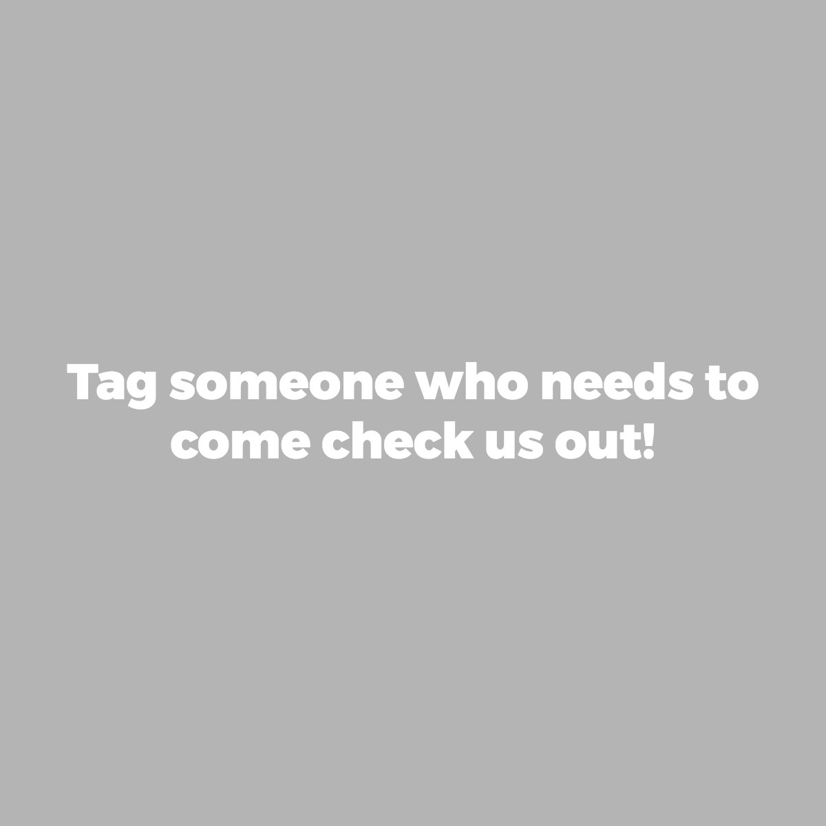 We won't judge if you tag yourself.