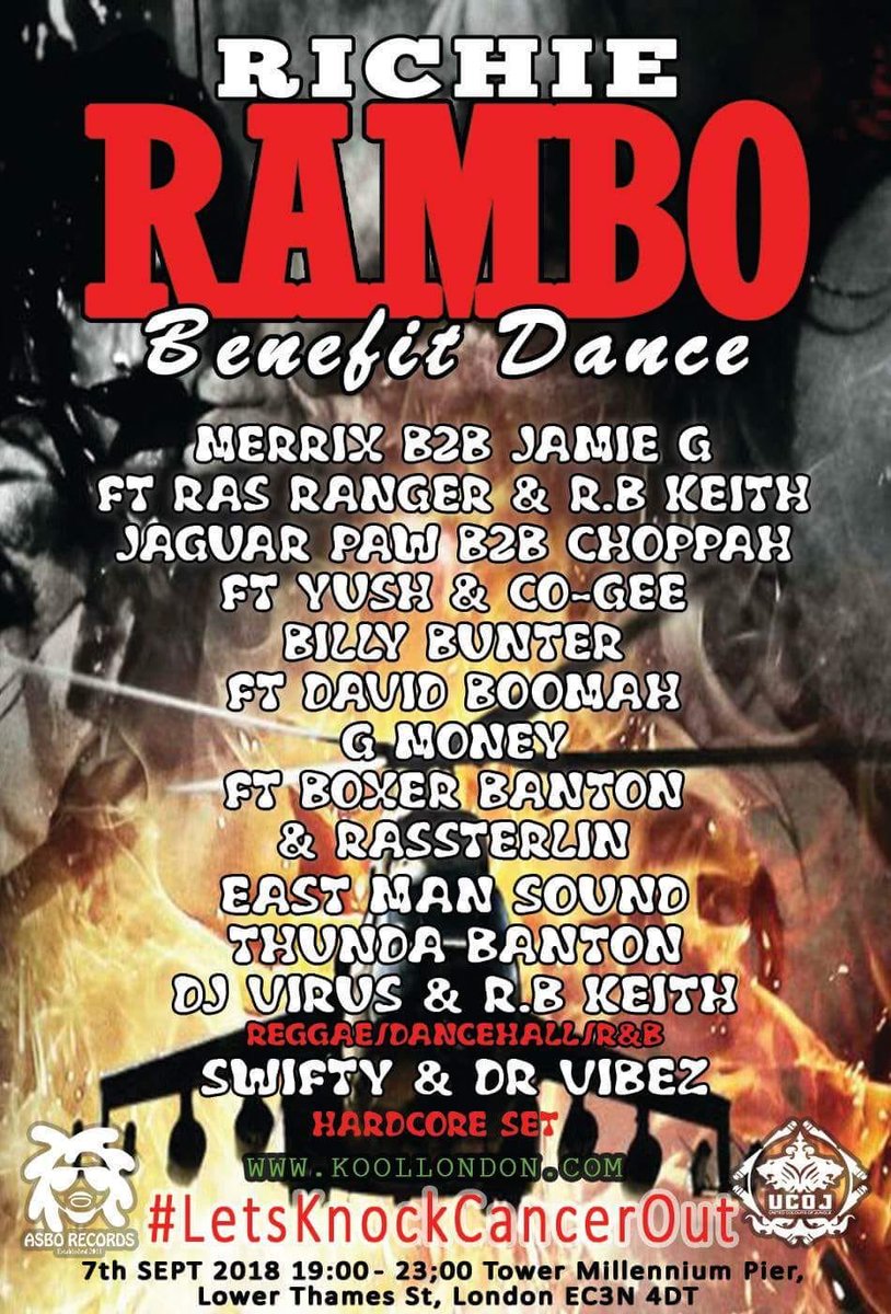 Can you help Martin Michael raise £1500 to The Jungle Community Are Having A Boat Party To Raising Money For Richie Rambo &amp; Family Who's Recently Been Diagnosed With Cancer .. Please donate to their JustGiving Crowdfunding Page: justgiving.com/crowdfunding/r…