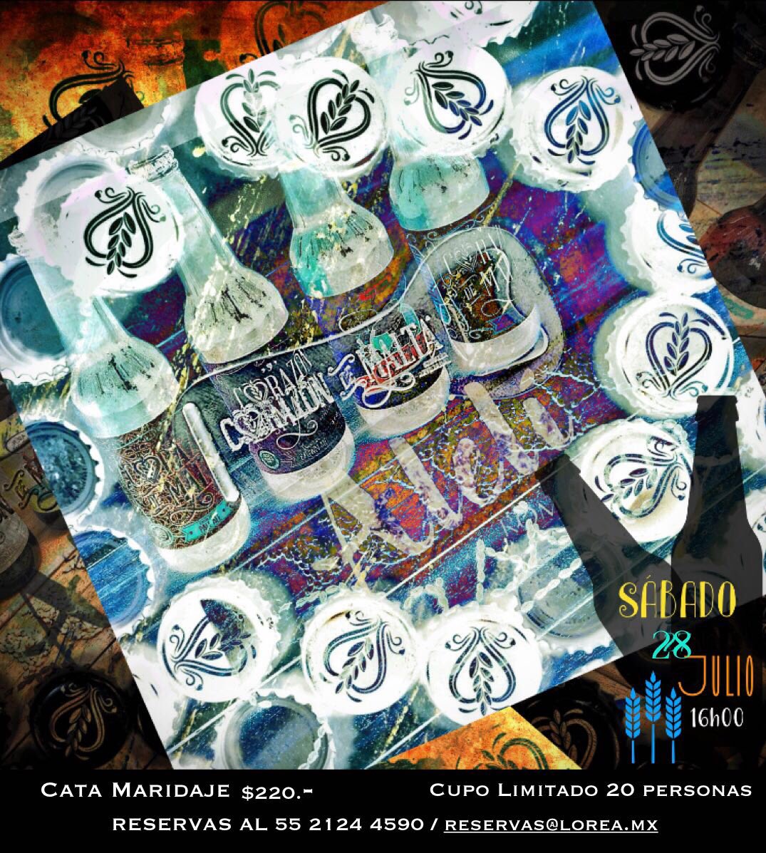 A los amantes de la #chela les dejo esto por aquí para que vayan armando el plan de #FinDeSemana .
<a href="/corazondemalta/">Corazón De Malta</a> y @Aleliroma1 se juntan para hacerlos disfrutar y aprender. Reserven y vayan a comer rico y beber bien el próximo #sabado en Sinaloa 141