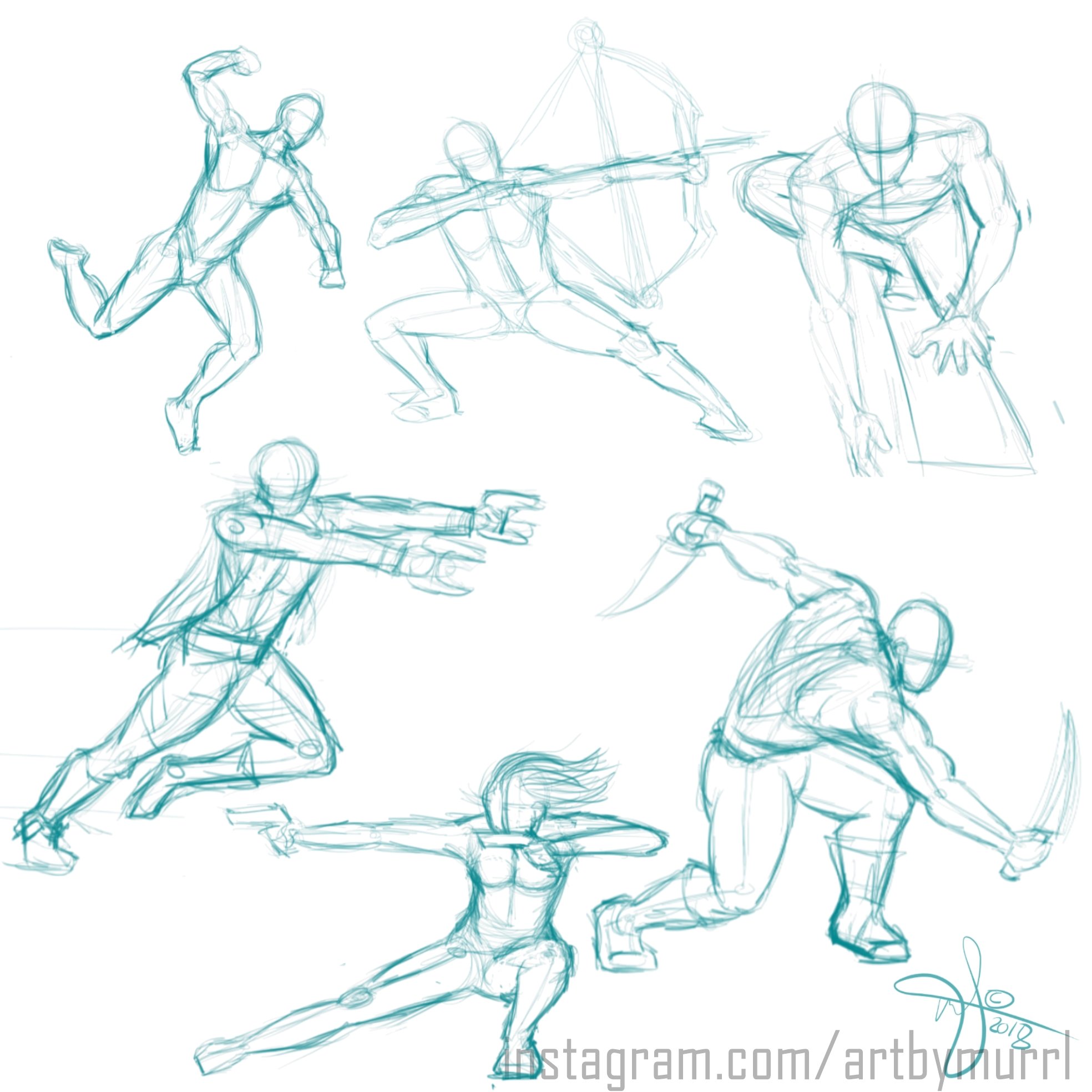 How to get better at drawing poses - Body Kun Dolls