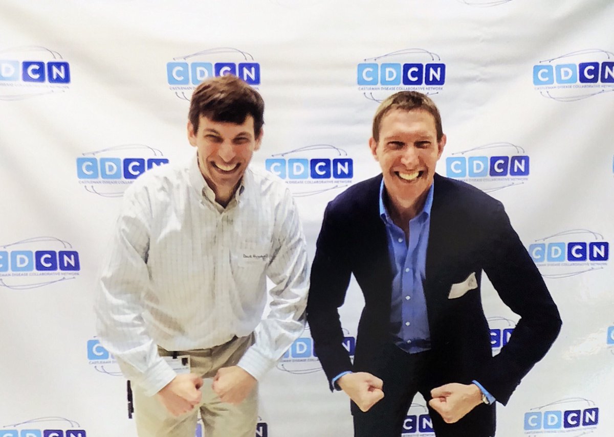 CaptainClinical's tweet photo. It’s World #CDday; join (me, and) the fight against Casteman Disease! @CureCastleman https://t.co/yIPXCWfojF #CastlemanWarrior w/ @DavidFajgenbaum https://t.co/8EW5Ne23xB