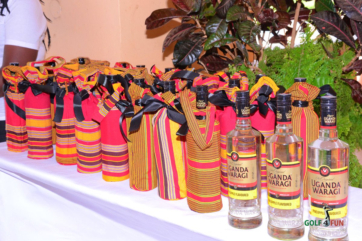 Golf4FunSA's tweet photo. Special thanks goes out to @UgandaWaragi for sponsoring our #g4fpearlofafrica closing ceremony.

All our guests left with a complimentary bottle of Uganda Waragi Pineapple flavour to take home. #Golf4Fun https://t.co/AVudqYlCAr