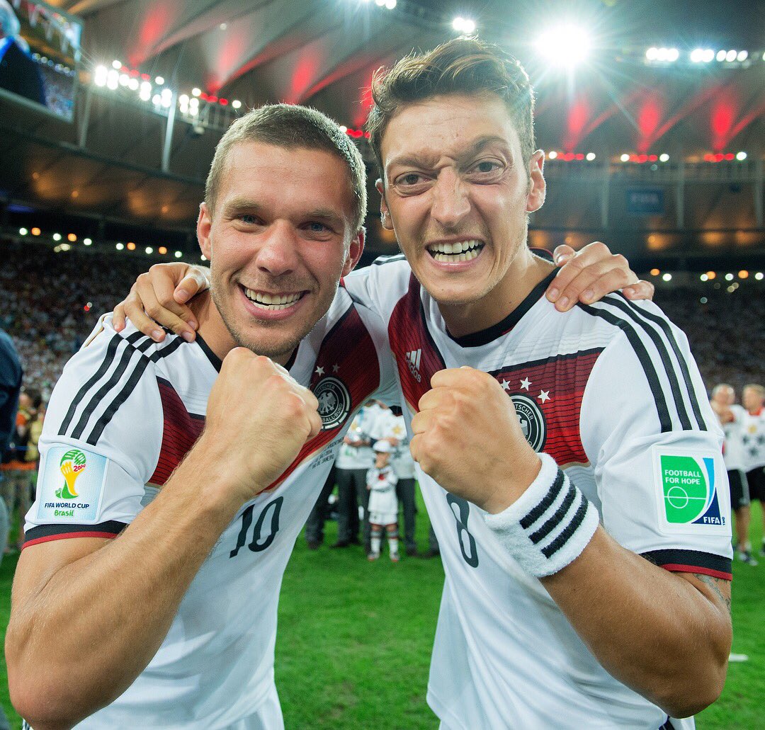 Lukas Podolski Com A Tournament And Historic Night We Will Never Forget World Champions Forever We Won Many Times Together And Sometimes We Didnt That S Football But With You It Was