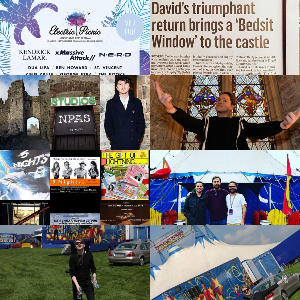 From D'Parish to D'Picnic #MyBedsitWindow returns to the Big Top Fossett's Circus @EPfestival @paulreiddublin  @SwordsExpress @creativeirl