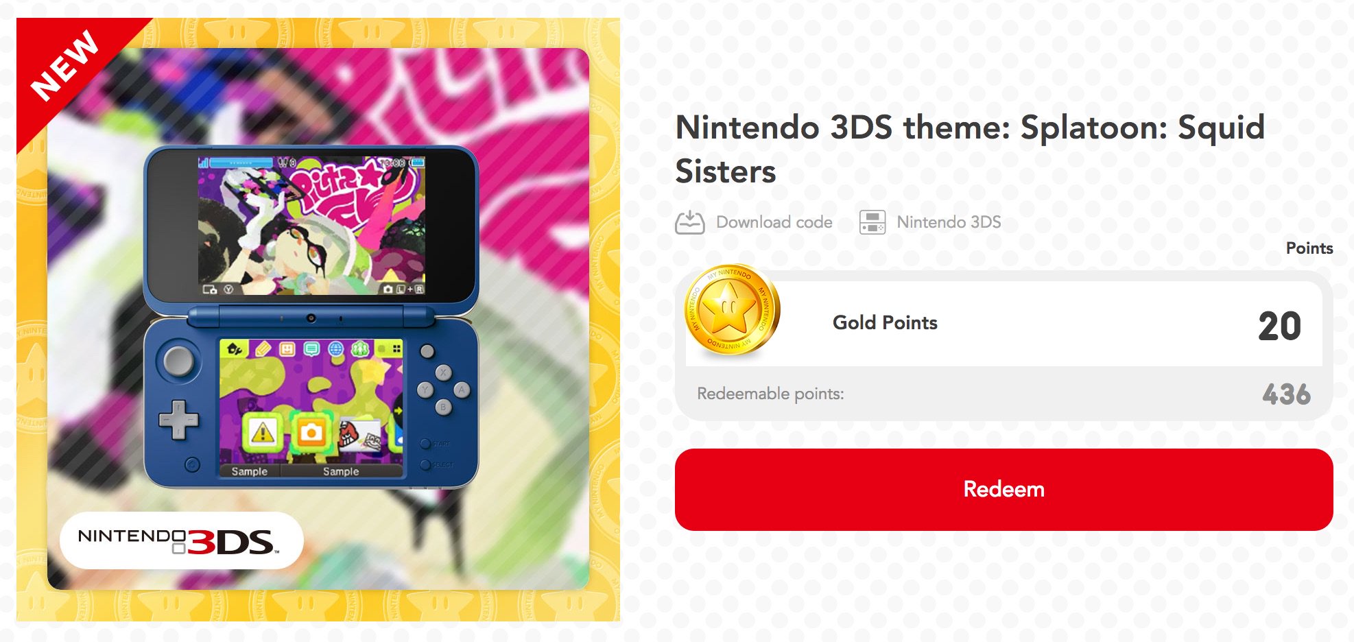 Lbabinz Nintendo 3ds Theme Splatoon Squid Sisters Is Gold Points Via My Nintendo Rewards T Co Uemclhuldv T Co Pbcdhaetld Twitter