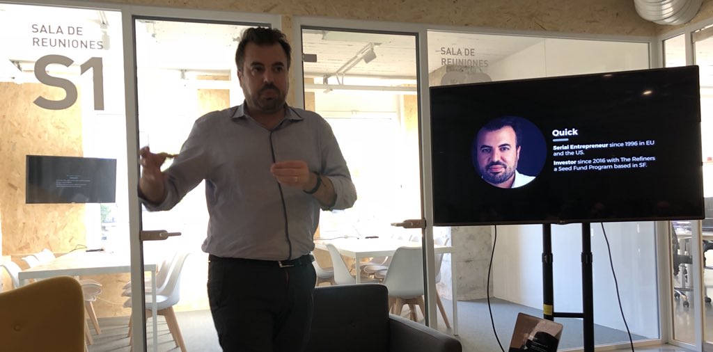 adrianafreitas's tweet photo. When you are in SV Better doesn’t Work - You have to be Different to have success - Now we invest 100k and we teach the playbook
At @AticcoBCN for @FrenchTechBCN 🚀🍻: w/ @CarlosDiaz from @TheRefiners_Inc "Differences Silicon Valley &amp; Europe" #frenchtechBCN https://t.co/d8vEgvWpDG