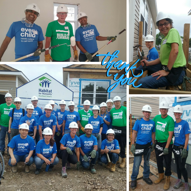 Habitat4HOME's tweet photo. Thanks to the amazing @TD_Canada employees in #LdnOnt who put together a team to volunteer on the #ForbesSt build site! We appreciate your hard work! #HabitatforHumanity #TeamBuilding https://t.co/v3xoehdM4U