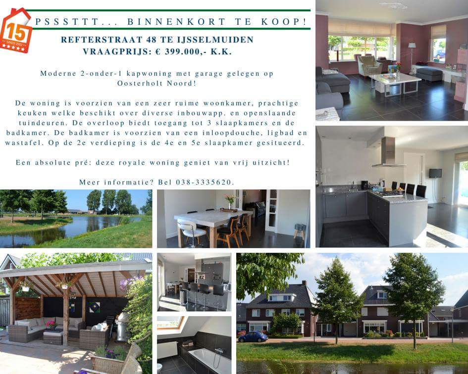 Binnenkort in de verkoop!