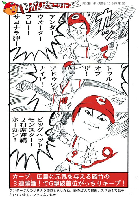 がんばれニワカープ を含むマンガ一覧 ツイコミ 仮