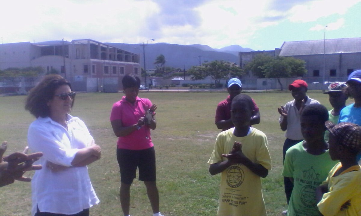 AFJcares's tweet photo. President of AFJ, Wendy Hart with Multicare Foundation Team and Children- The AFJ granted Mutilcare funds towards drama speech, and dance programs in Kingston. The programs are supported by UWI, specifically, Dr Brian Heap, and Mr. George Howard.
 #AFJcares #MulticareFoundation https://t.co/zB2ibl668u