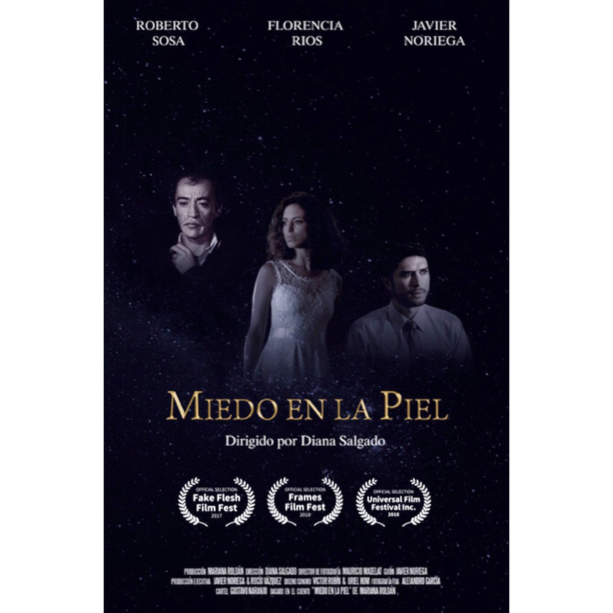 DSactriz's tweet photo. Muy feliz les comparto que nuestro cortometraje #MiedoenlaPiel obtuvo su tercer Laurel al ser incluido en la selección oficial del #UniversalFilmFestival en #KansasCity 🎬✨✨ Gracias siempre a todo el equipo 🖤 .
. https://t.co/H6RkbKkDwz