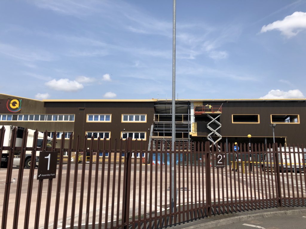 KWS_LTD's tweet photo. Delighted to be starting #partitions #plastering #ceilings on another local project with @DevonContractor on their impressive new Heritage Building for Gregory’s Distribution in #cullompton https://t.co/TgVA7Exem2