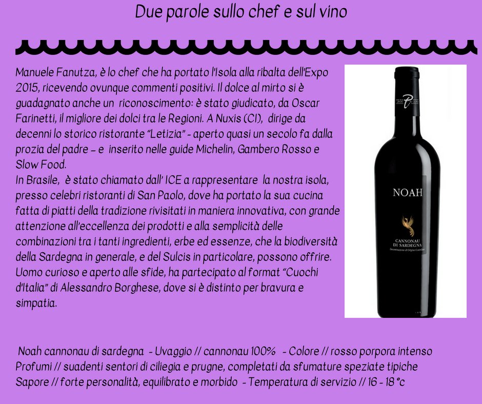 roberta_melis's tweet photo. #eat #food #wine #cooking #cibo #vino #ricette #gourmet #chef #chef_sardegna #cucina_sardegna #cagliari #mangiare #bere #vini_doc  #foodexperience #golosità #genuino #sardinia #sardegna # https://t.co/m9LupUeNKj